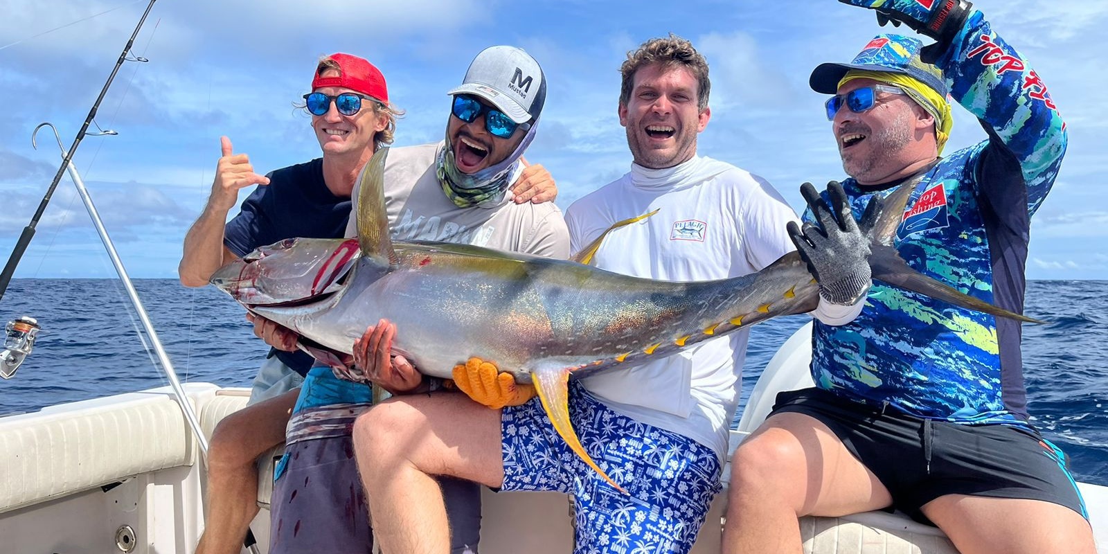 Voyage inoubliable en Martinique avec des thons jaunes pêchés au large.