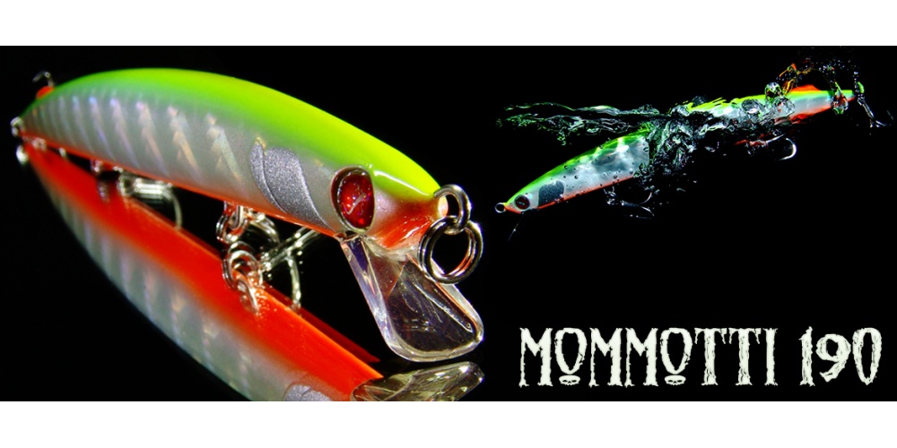 Coulant, le Mommotti 190 S permet de pêcher le barracuda trés profondément !