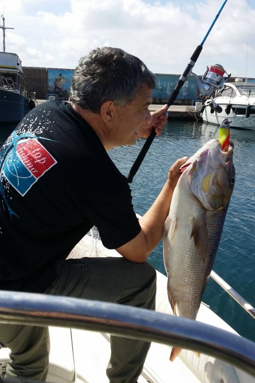 Gilles Garin (client Top Fishing) au Shad denti pro