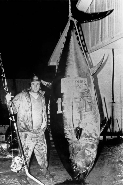 Ken Fraser et son plus record dans la pêche au thon