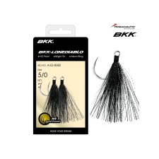 Hameçon Simple Teaser BKK Lone Diablo Bt Black