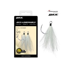 Hameçon Simple Teaser BKK Lone Diablo Bt White