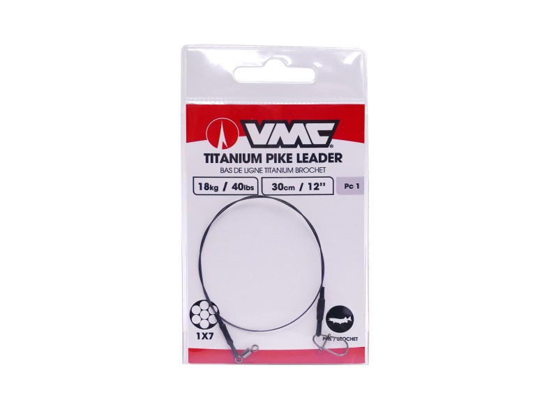 Bas De Ligne Titanium Vmc Titanium Pike Leader
