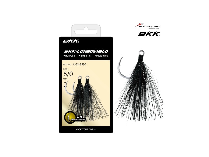 Hameçon Simple Teaser BKK Lone Diablo Bt Black
