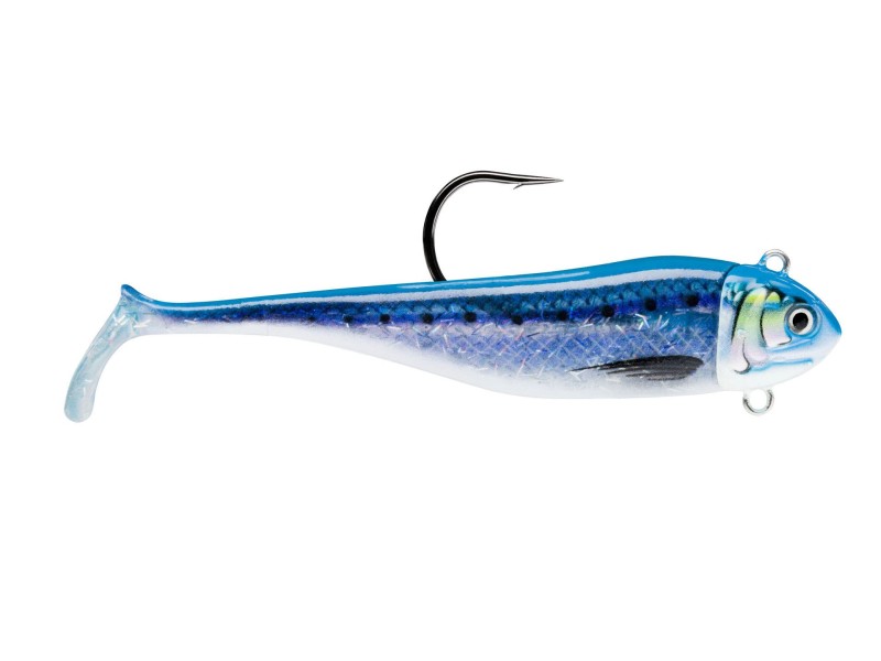 Leurre Souple Armé Storm Biscay Minnow 90mm 15g-biw