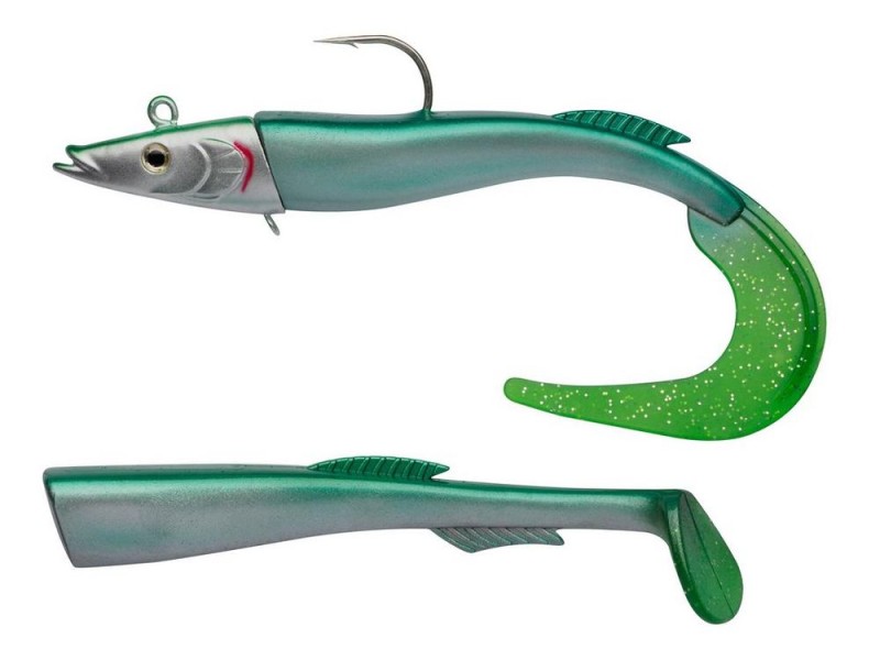 leurre-souple-berkley-powerbait-power-sandeel-150mm-Ayu Green