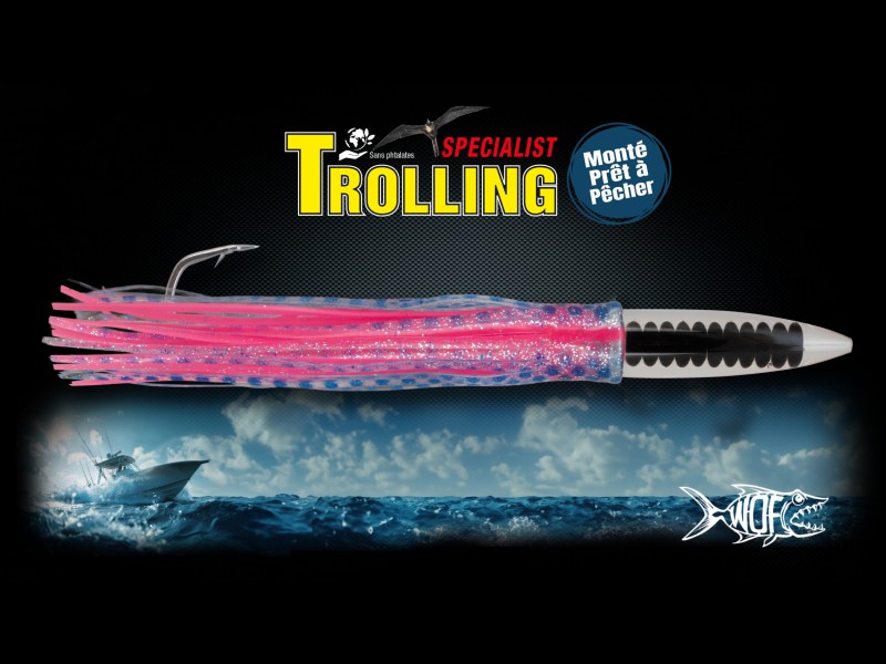 Leurre Trolling Specialist Rocket Head