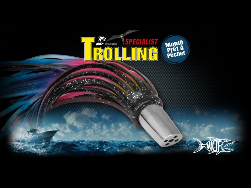 Leurre Trolling Specialist Slant Jet Head 140mm