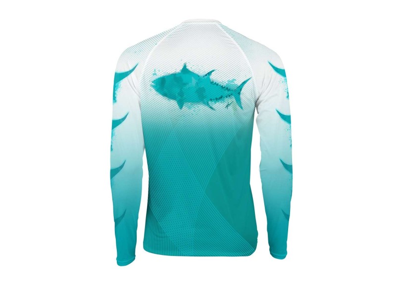 T-Shirt Manches Longues Yuki Training Shirt Tuna Turquoise