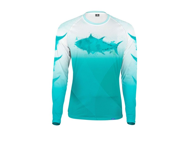 T-Shirt Manches Longues Yuki Training Shirt Tuna Turquoise