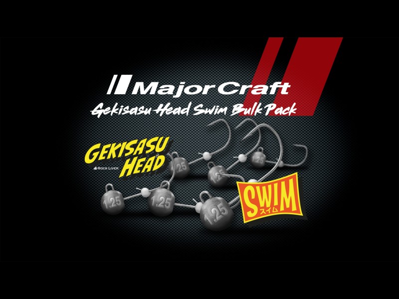 Tête Plombée Major Craft Gekisasu Head Swim Bulk Pack