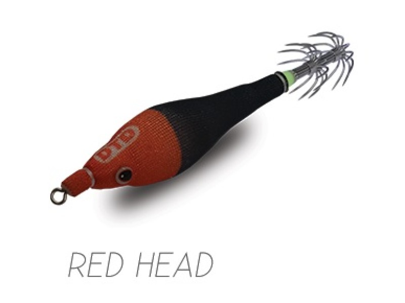 Turlutte DTD Black Diablo 1.5 55mm-red-head