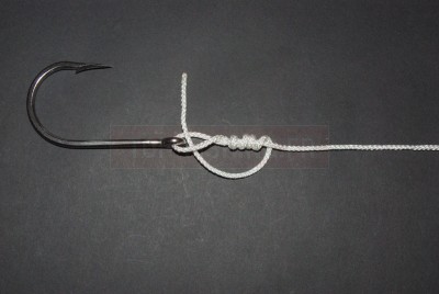 Passez le brin libre dans la boucle