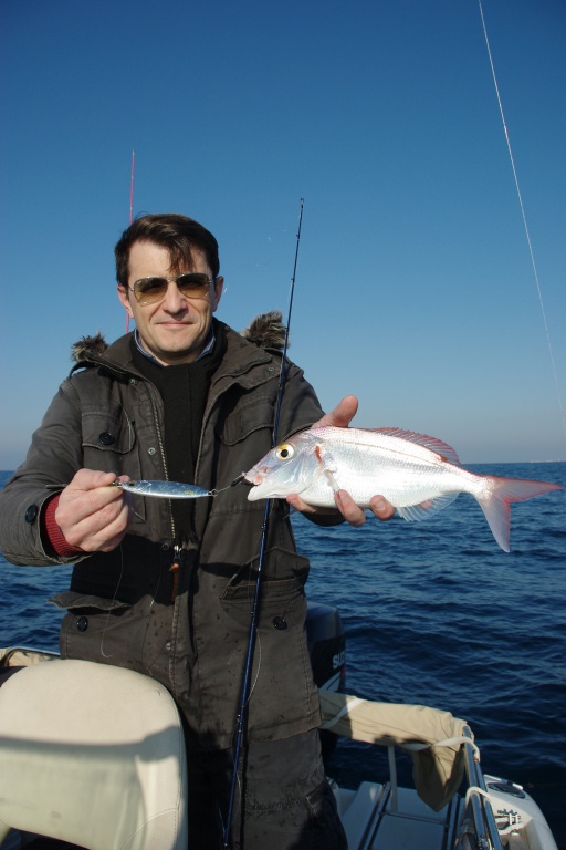 Beau pageot pris avec une Slow Jerker Poseidon Evergreen