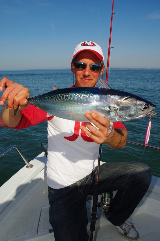 Joli bonitou pêché avec un Metal Spot Flashmer coloris rose