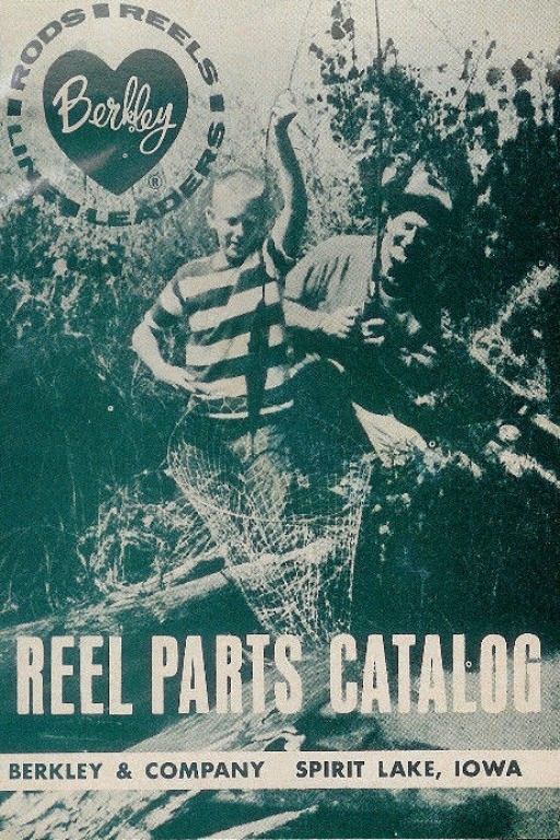 Catalogue consacrée au pièce de moulinet Berkley en 1968