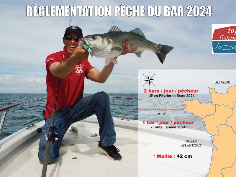 La nouvelle réglementation européenne pour la pêche du bar en Atlantique !
