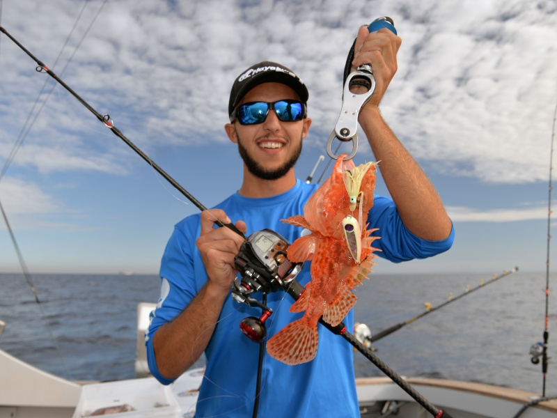 Beau chapon pris par Nicolas avec un Inchiku Kick Bottom Hayabusa