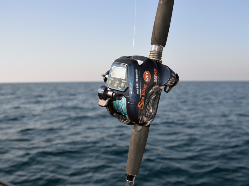 La canne In Shore C198 Top Fishing est idéale associée à un moulinet Sea King 550 HP WFT pour les pêches profondes 