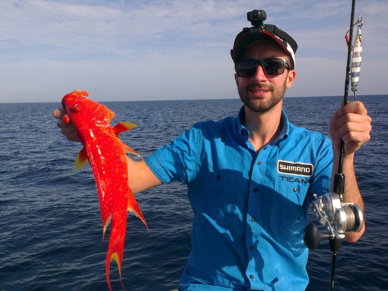 Shimano Ocea Jigger, prise d'un mérou en exotique