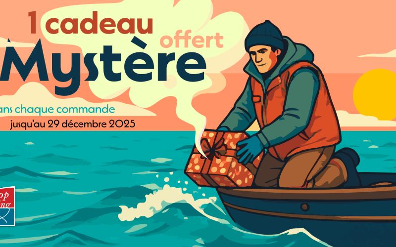 Offre de Noël, un cadeau mystère dans chaque commande jusqu'au 29 décembre.