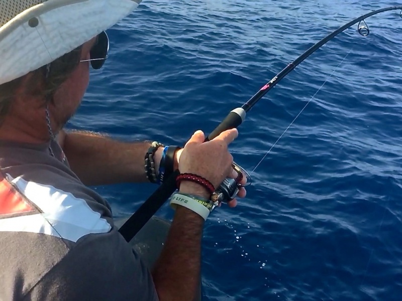 Canne Tenya K1-3006 en action avec Guillaume Auger