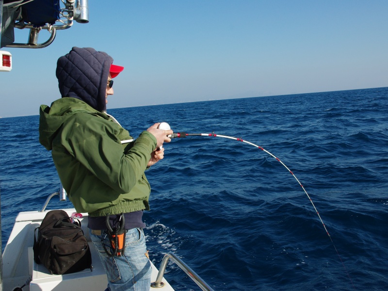 Combat avec un denti pris en slow jigging avec de la KG Strong