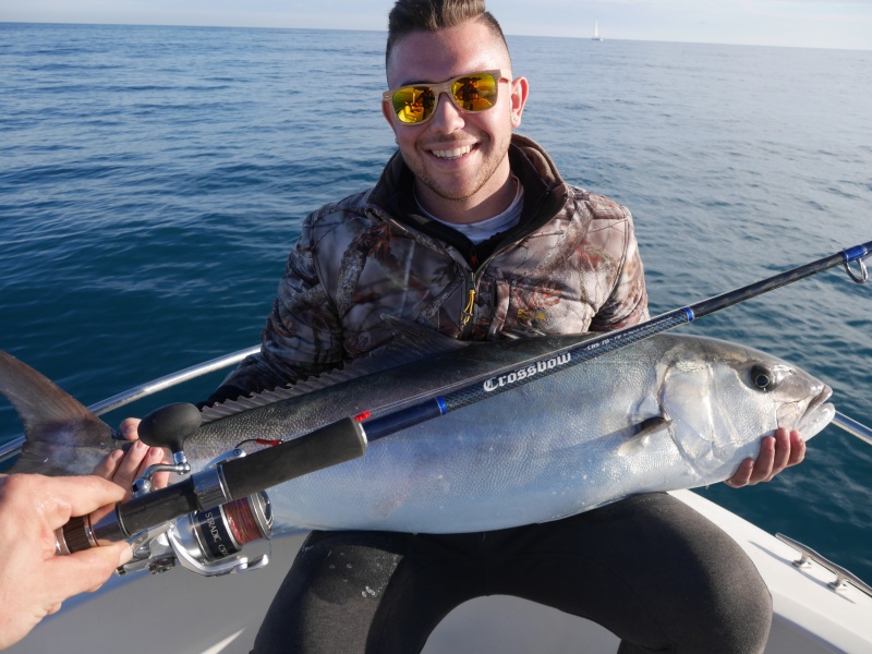 : La technique du downrigger permet de toucher de très beaux poissons avec des ensembles light (ici 30 lb) Un must pour les pêcheurs sportifs !