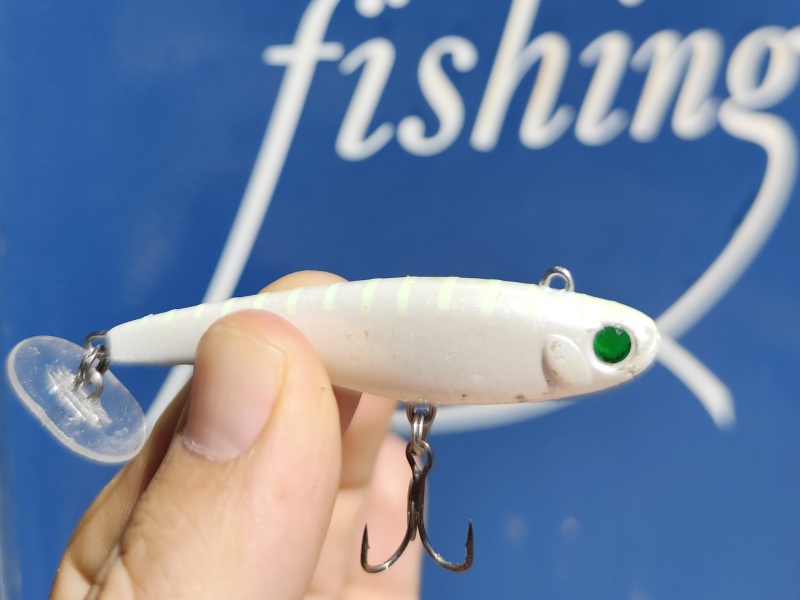 Leurre Power Tail 64mm - Fast 12g White Morning
