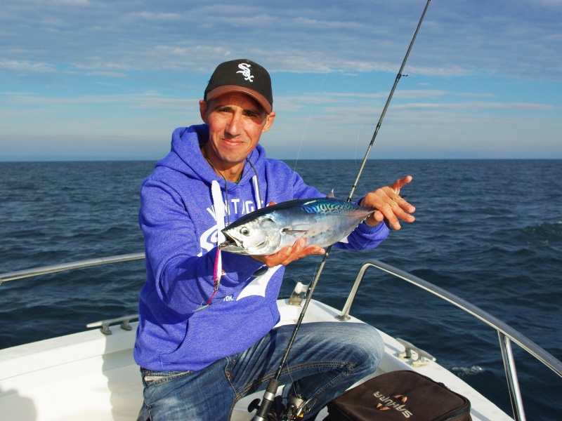 samurai-jig-daiwa-photo-en-peche-4.jpg Lors de nos différents tests, le Samouraï jig sest révélé ultra performant sur les chasses de bonites ou de loups en bateau