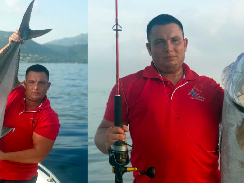 Très belle sériole au Fireball, en Corse (août 2019)