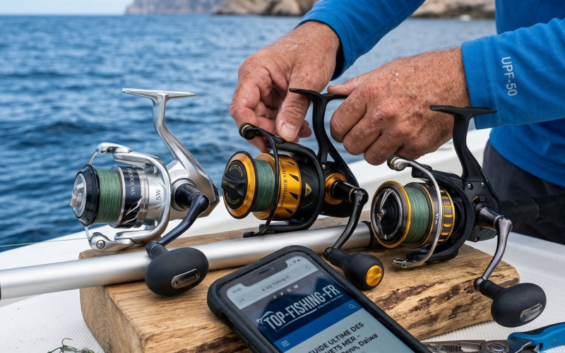 Top  3 Moulinets pêche au denti