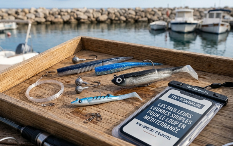 Top 5 leurres souple pour le loup en méditerranée