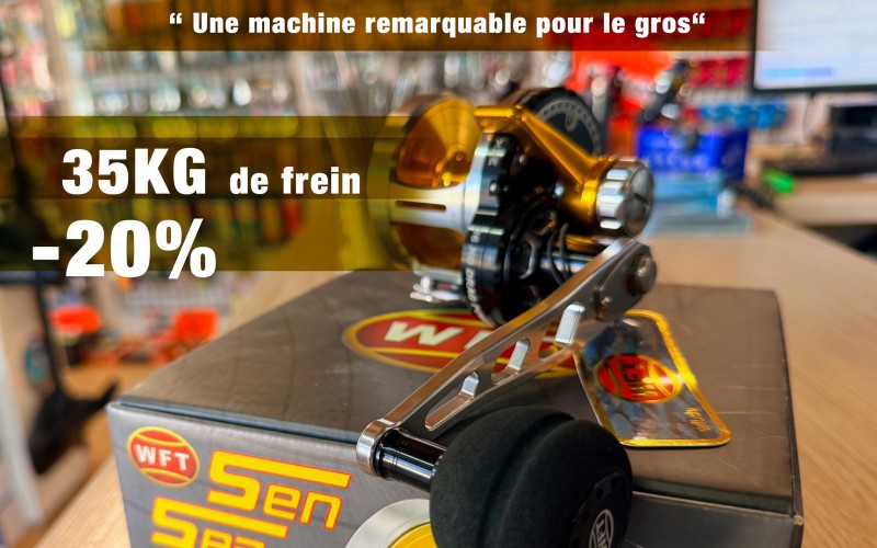 Moulinet WFT Sensea 2025 taille 12 — 35KG