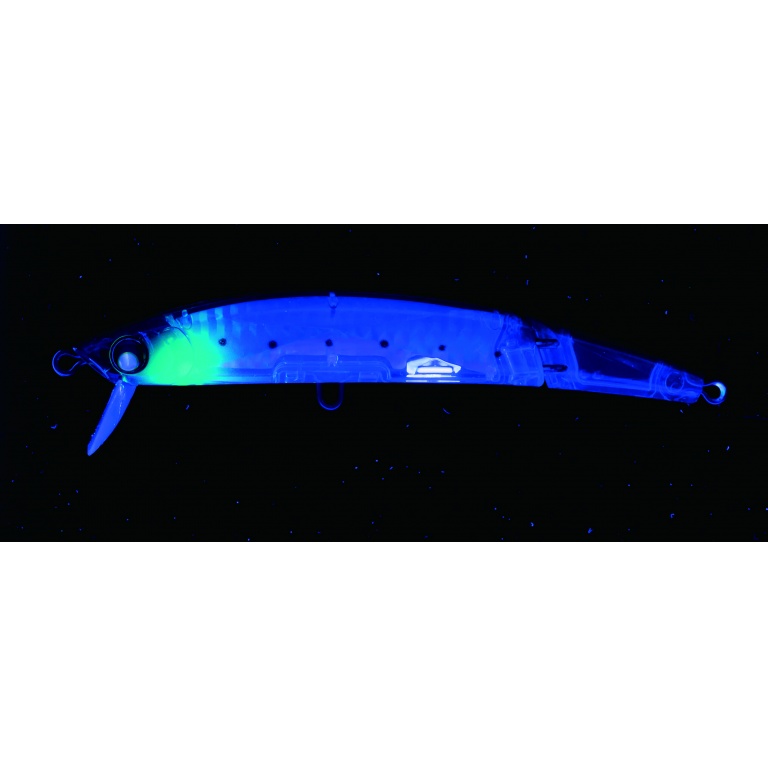 Le corps du Crystal 3D Minnow SP Yo-Zuri est traité UV et il dispose d’un point d’attaque que le poisson va cibler