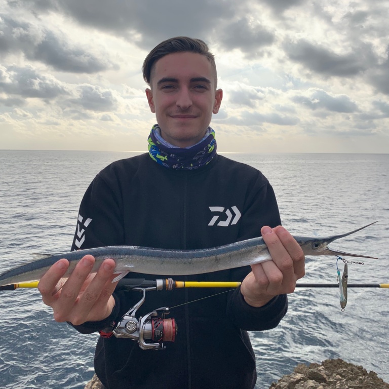 Lucas avec une magnifique orphie.