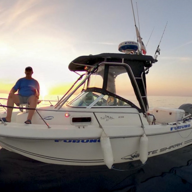 Philippe Maréchal, pêche au broumé avec un moteur électrique Minn Kota