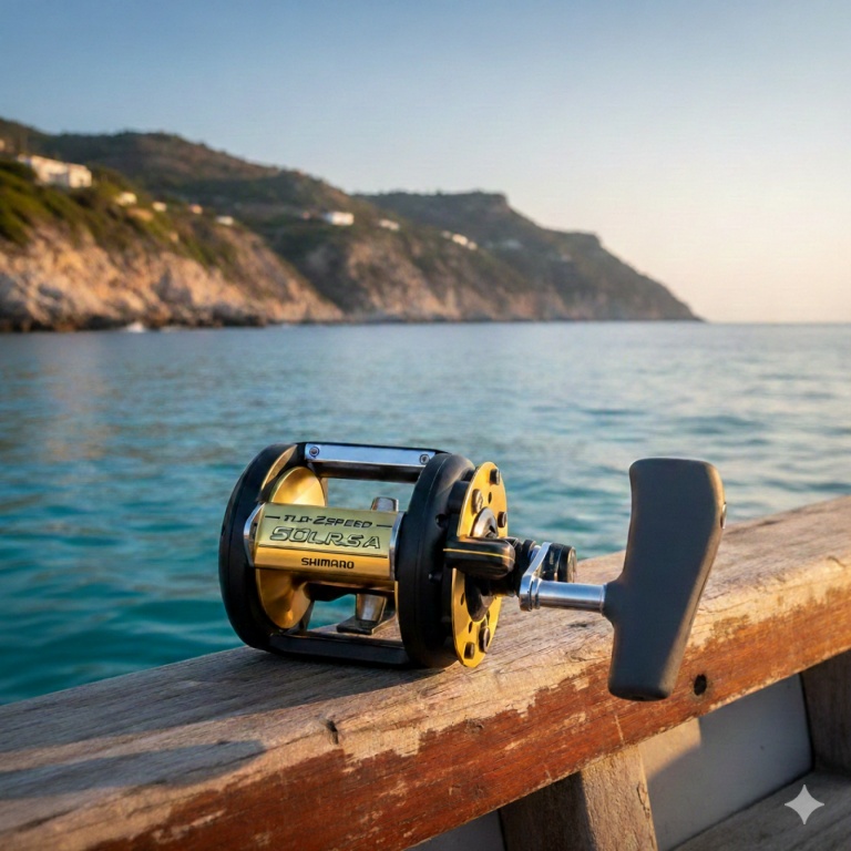 Le Shimano TLD 50 un moulinet polyvalent.