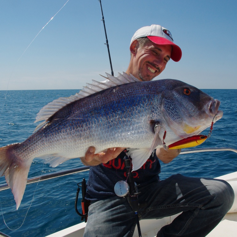Stéphane Charles avec un Denti 5,5 kg au Top Sea Slow jig