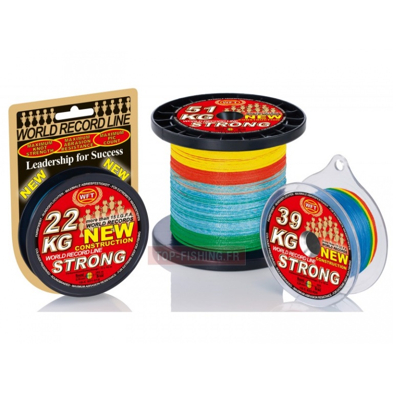 tresse wft world record line multicolore