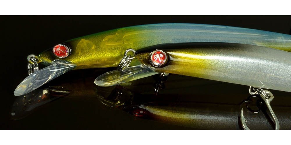 Même la bavette des long Minnows Mommotti est renforcée pour supporter les combats musclés avec les plus gros barracudas !
