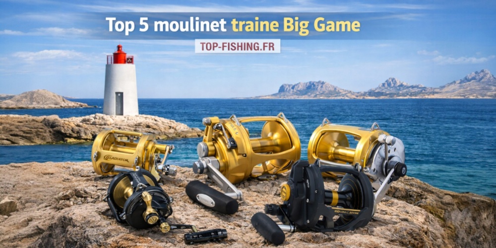 Actu Top 5 moulinet traine Big Game