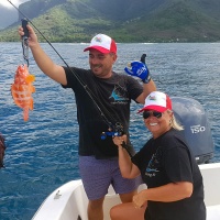 Doublé au Tai Rubber sur la côte Tahitienne